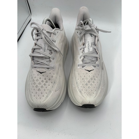 Hoka Clifton 9 Running Shoes white Women's Size 9.5 Athletic Sneakers - Picture 3 of 9